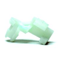 16377-1-01 Series Plastic White Rod Clip, .14