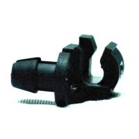 16377-2-01 Series Plastic Black Rod Clip, .14