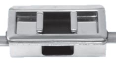 Chrome Zinc Die Cast Squeeze Latch 2-560-P8-04